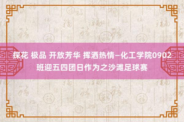 探花 极品 开放芳华 挥洒热情—化工学院0902班迎五四团日作为之沙滩足球赛