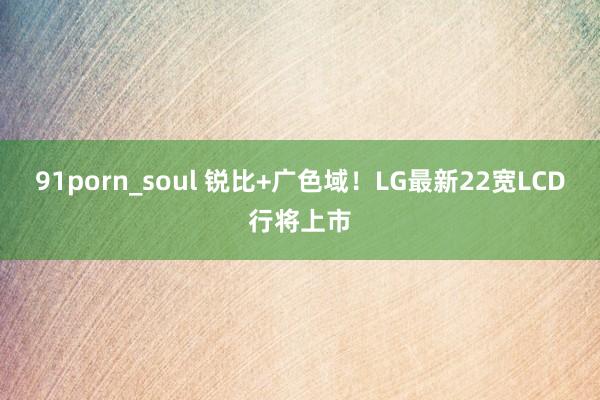 91porn_soul 锐比+广色域！LG最新22宽LCD行将上市